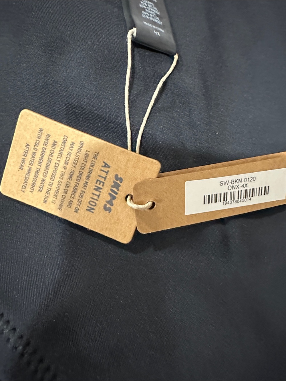 NWT SKIMS Black Bikini Bottom - Picture 3 of 3